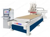Four spindle CNC router