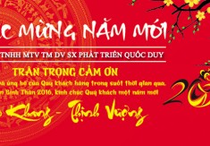 Quốc Duy kính chúc Quý khách hàng