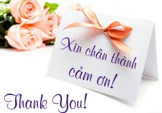 THƯ CẢM ƠN KHÁCH HÀNG THAM DỰ TRIỄN LÃM VIFA EXPO 2017