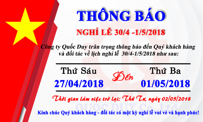 quoc-duy-thong-bao-nghi-le-giai-phong-mien-nam-va-quoc-te-lao-dong-2018