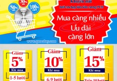 Mừng đại lễ 30/4 Mua càng nhiều – ưu đãi càng lớn 