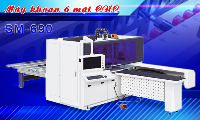 Máy khoan cnc 6 mặt | SM-690
