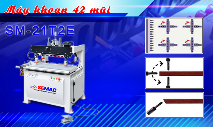 Máy khoan liên kết 21 mũi - Máy khoan 42 mũi | SM-21T2E