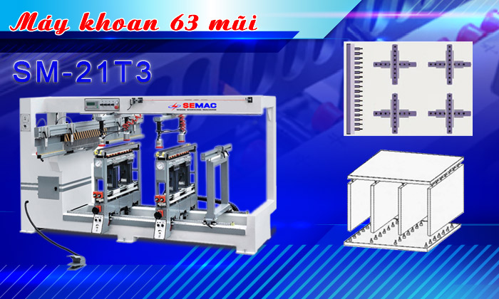 Máy khoan liến kết 63 mũi | SM-21T3