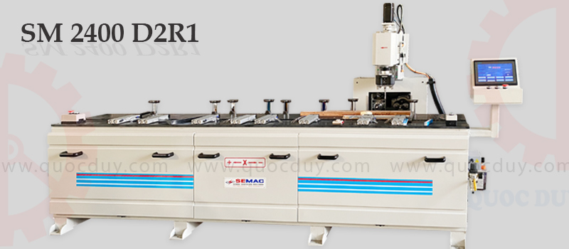 Máy phay khoan 2 phương tự động | Quốc Duy