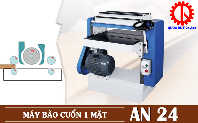 Máy bào cuốn 1 mặt Đài Loan AN 24 | Quốc Duy