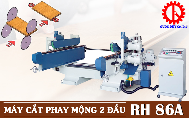 Máy cắt phay mộng 2 đầu RH 86A | Quốc Duy