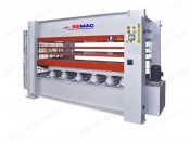 HOT PRESS MACHINE 160 TON, 3 LAYER SOLID DRILLED PLATEN