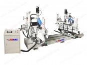 AUTOMATIC 2-HEAD MILLING DRILLING CUTTING MACHINE