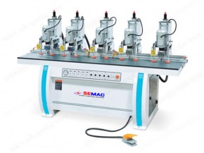 FIVE HEAD HINGE MACHINE