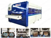 6 SPINDLES BRUSH SANDING MACHINE