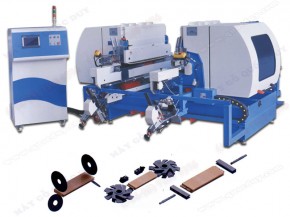 MÁY PHAY CẮT KHOAN 2 ĐẦU TỰ ĐỘNG