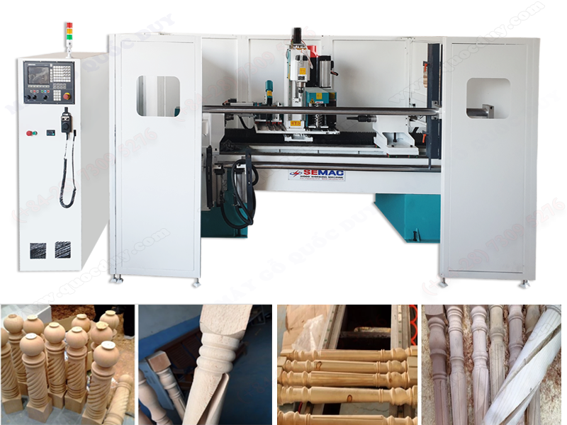 Máy tiện cnc đa chức năng SM TJ 1200 Quốc Duy giá rẻ